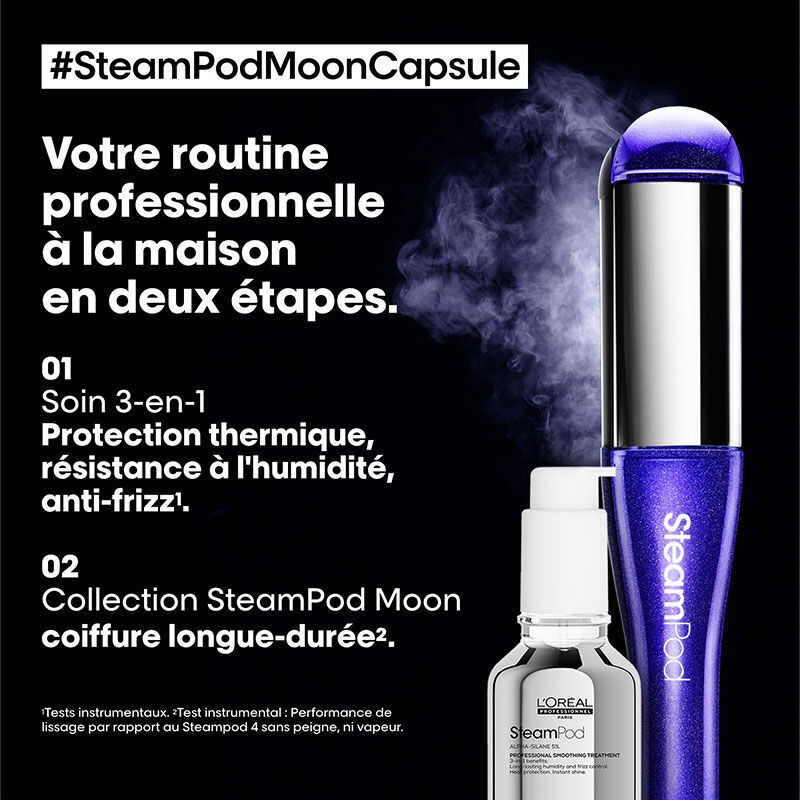 Pack lisseur SteamPod 4 en édition limitée Moon Capsule