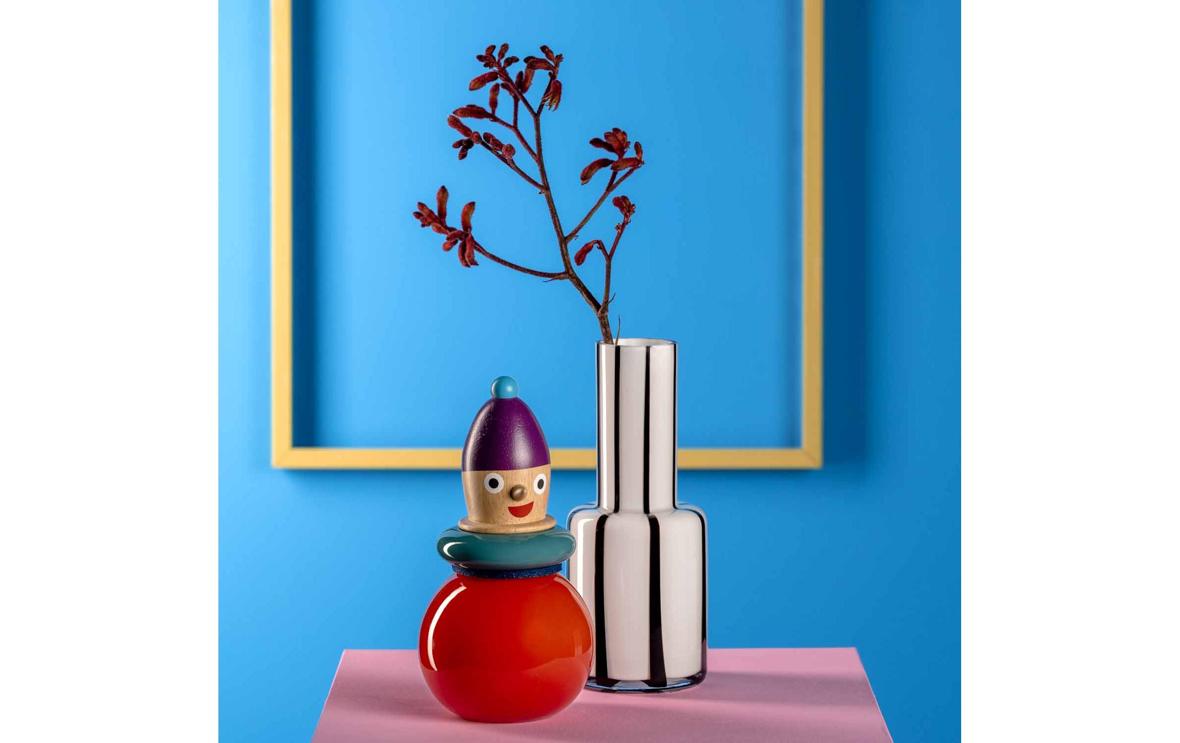 Vase Buoni Amici Pino 24 cm, MehrfarbigObjektvase