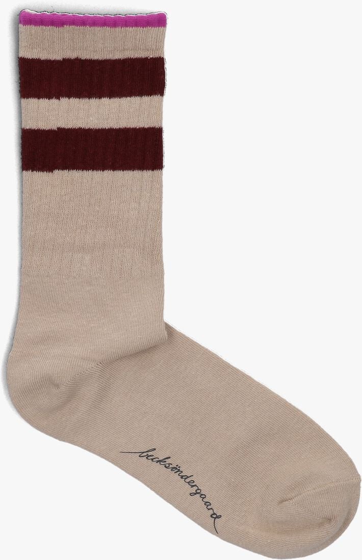 BECKSONDERGAARD beige becksondergaard sokken tenna thick sock