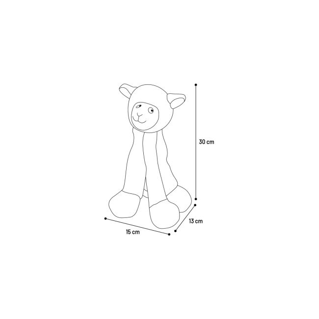 Peluche Leggy Flamingo pour chien