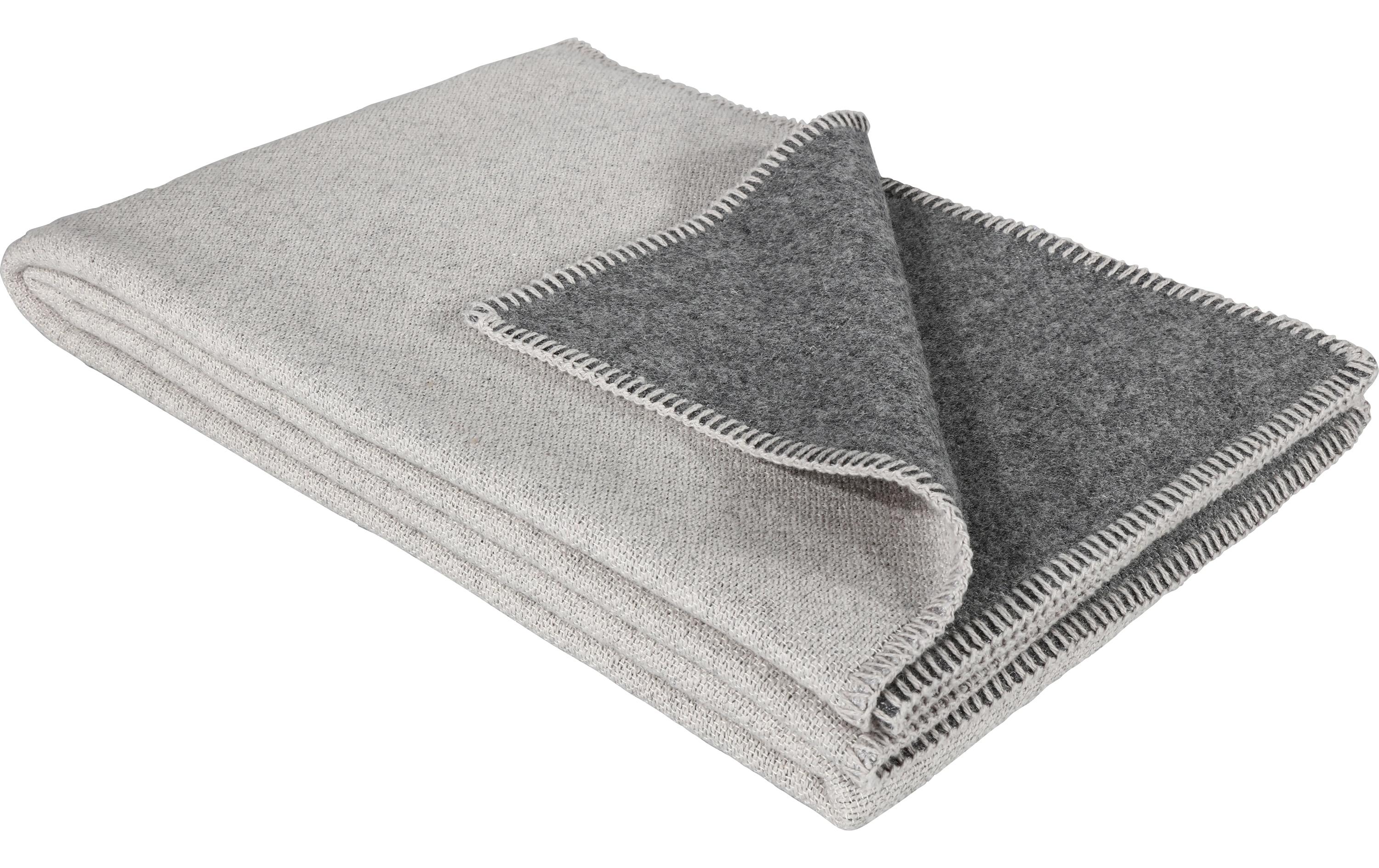 Decke Cotola 130 x 200 cm, Beige<br>Moderne Doppeldecke fürs ganze Jahr