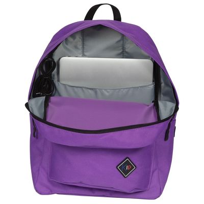 Sac à dos KIP Made in France - 1 compartiment - noir/violet - Kid'Abord