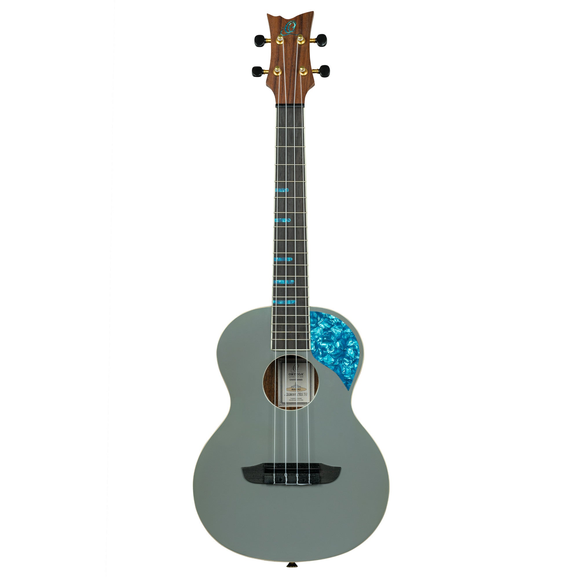Ortega Ghost Series RUGH-PLT tenor ukelele met gigbag