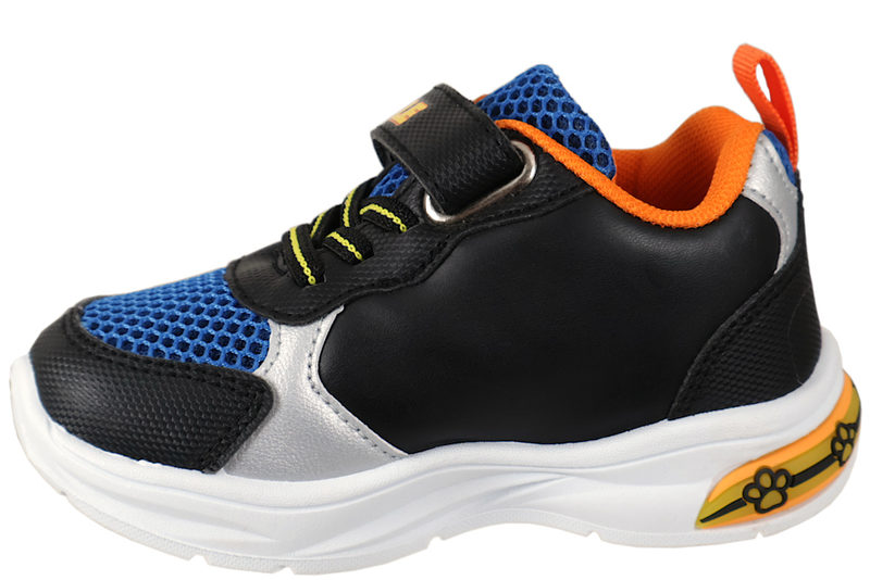 PAW PATROL SNEAKERS I BLÅ PU MED LYS