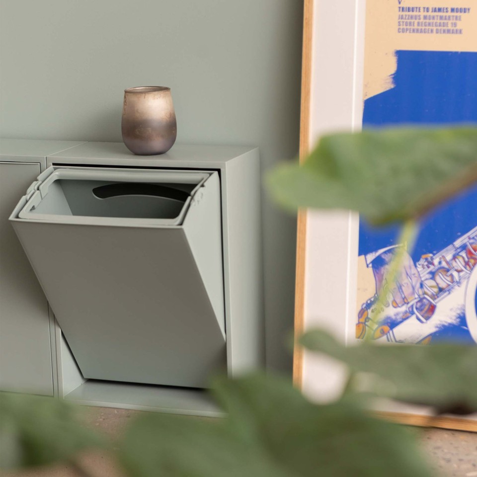 ReCollector - Recycling affaldsboks - Iron Blue