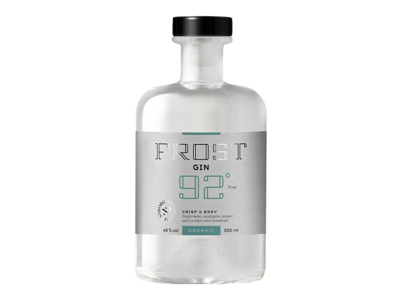 Nyborg Destilleri Frost Gin 92 0.5 l Hochwertige Wacholder-Spirituose auf der Basis von Kräutern