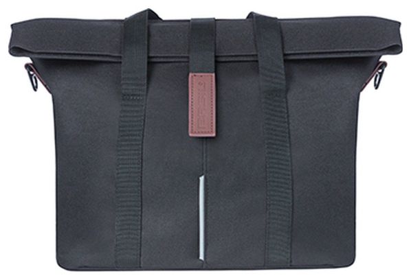 BASIL Sacoche De Vélo Ville Avec Kf-Hook 8-11 Litres 27 X 39 X 15 Cm - Noir