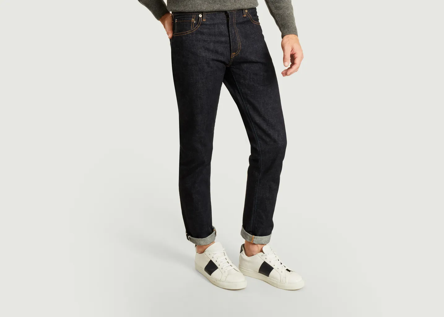 Jean droit brut vintage J301 Japan Blue Jeans