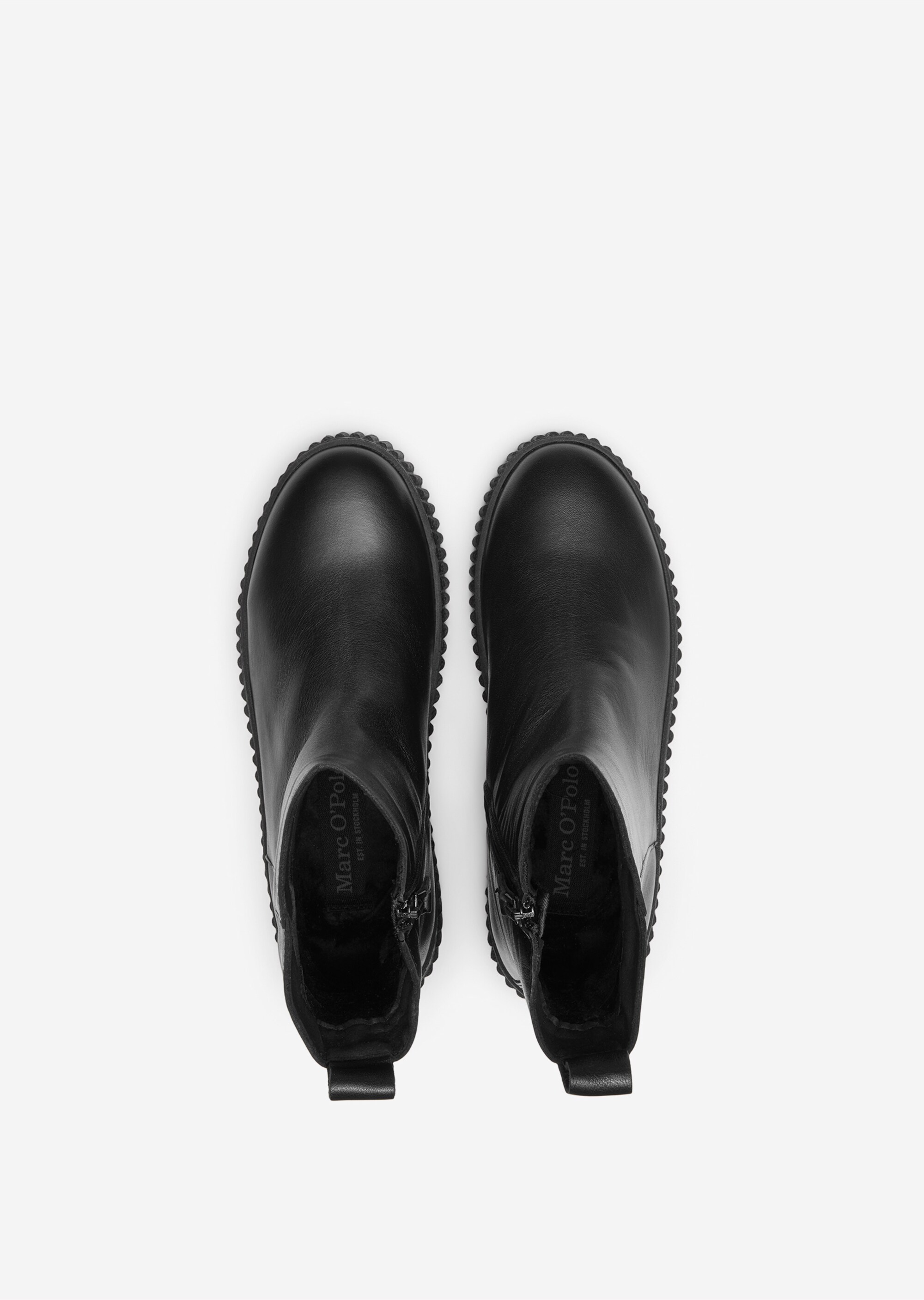 Zipper-Stiefel aus edlem Kalbleder