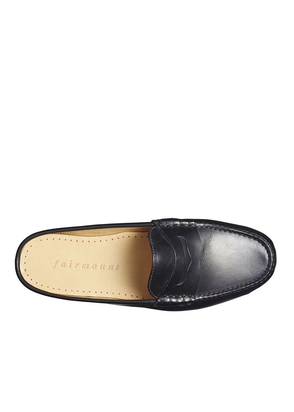 MOCASSIN MULE DRIVER CUIR NOIR