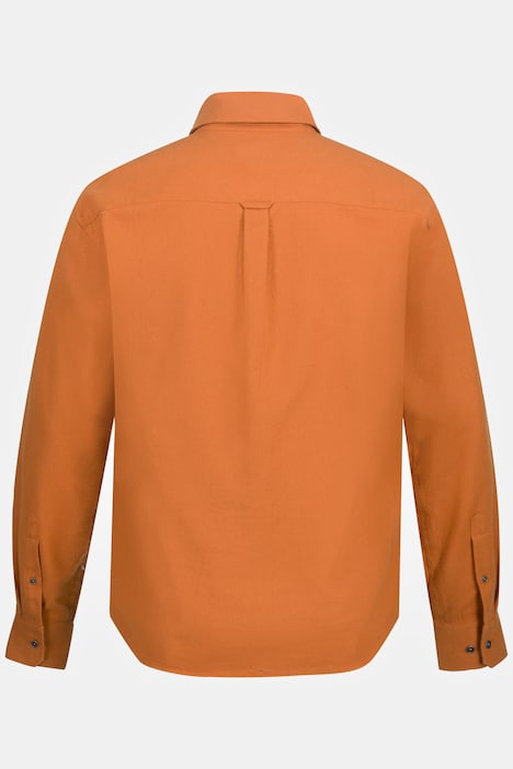 Flanellhemd, Langarm, Kentkragen, Modern Fit