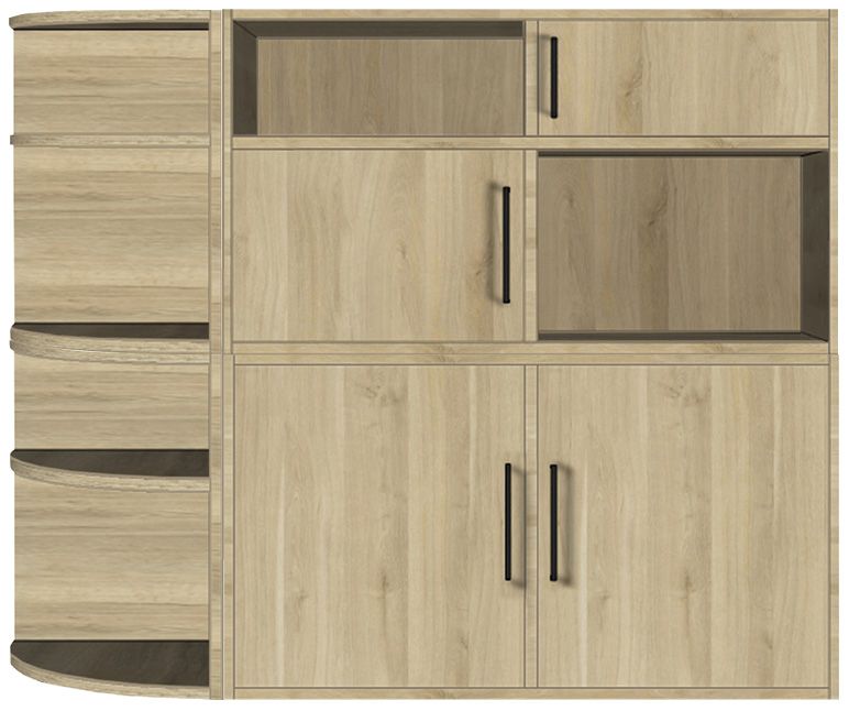 Wandkast Enigma-Combine B153 x D45 x H120 cm