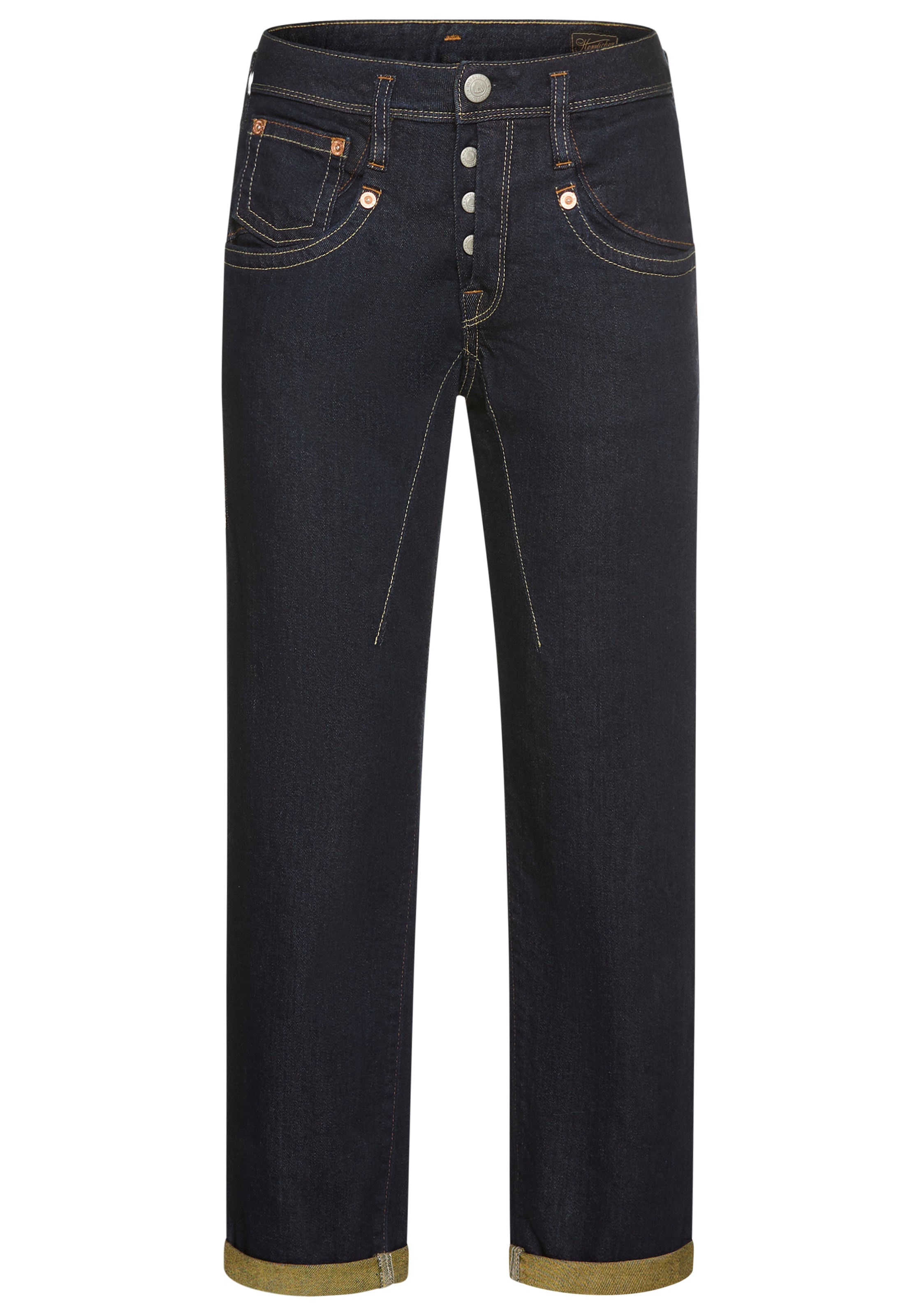 Herrlicher Boyfriend-Jeans »Shyra Tap Denim Comfort« mit Umschlagsaum