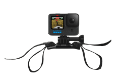 Gurthalterung für belüftete Helme(Adjustable Strap for Bike, Ski, Kayak + Sports helmets)