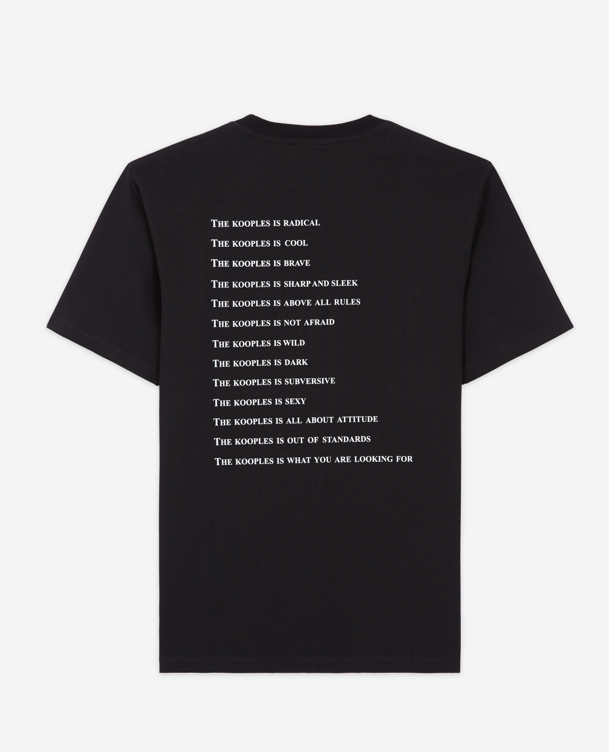 T-shirt What is à strass noir