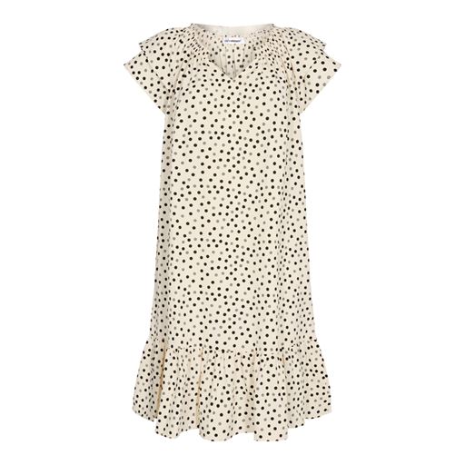 Co'Couture Sunrise Crop Dot Kjole, Bone, S