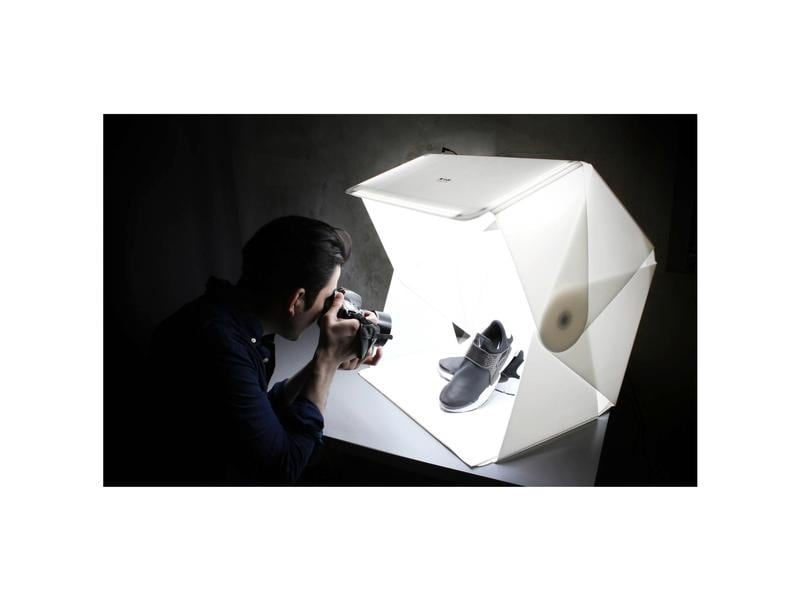 Orangemonkie Aufnahmebox Foldio 3 Tragbares Mini-Fotostudio im faltbaren Design