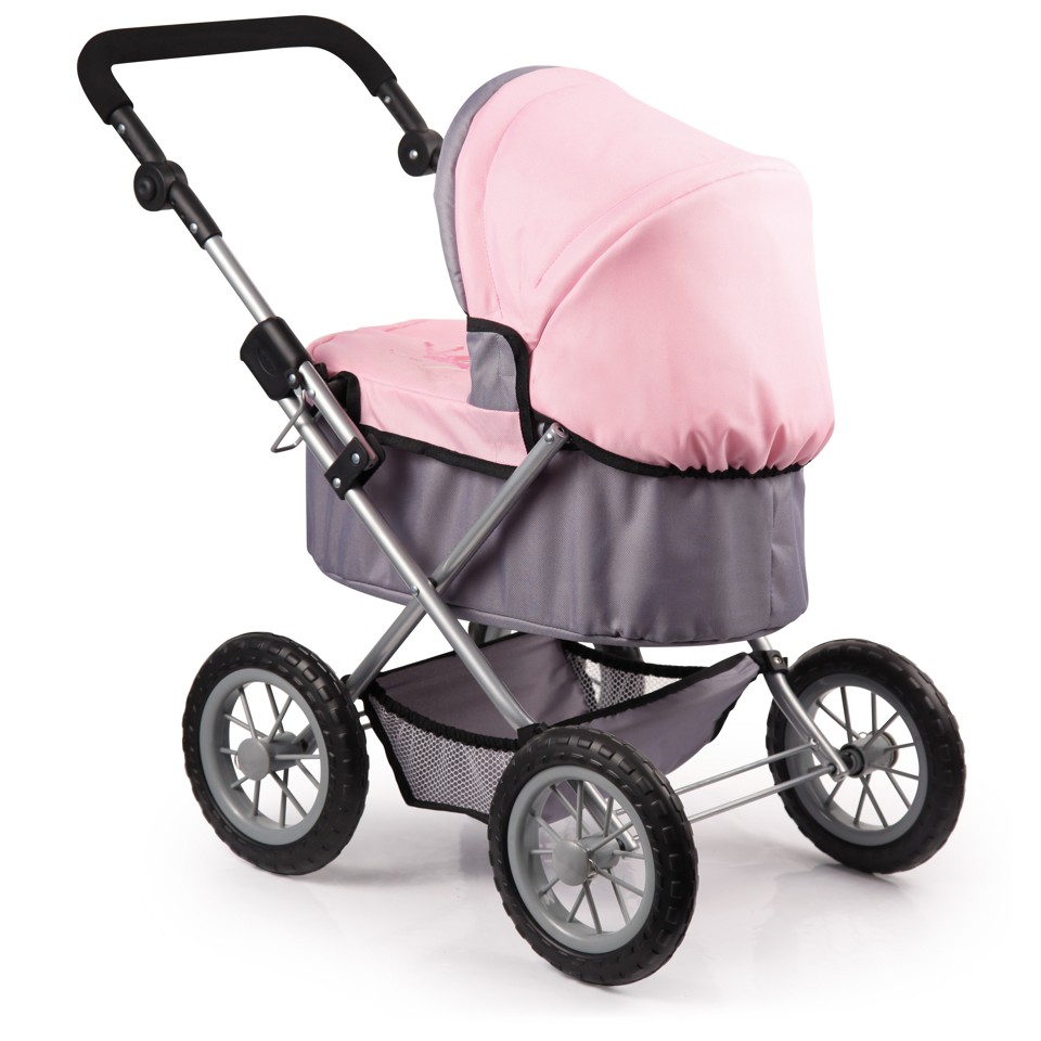 Bayer - Dukkevogn - Trendy - Grå/Rosa