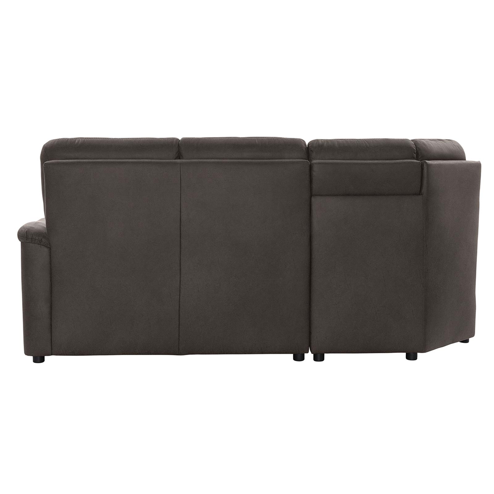 polsterpower Ecksofa - Saddle anthrazit - Basismodell - rechts