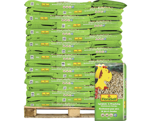 Speeltuin- en padbedekking FloraSelf TÜV-gecertificeerde valbeveiliging 42x50 L (= 2,1 m³) pallet incl. levering