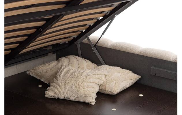Gestoffeerd Bedframe Cloud Xl Storage