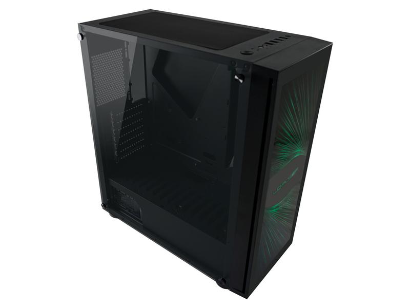 LC-Power PC-Gehäuse Midi Tower LC-800B-ON Schwarz Midi Tower LC-800B-ON PC-Gehäuse