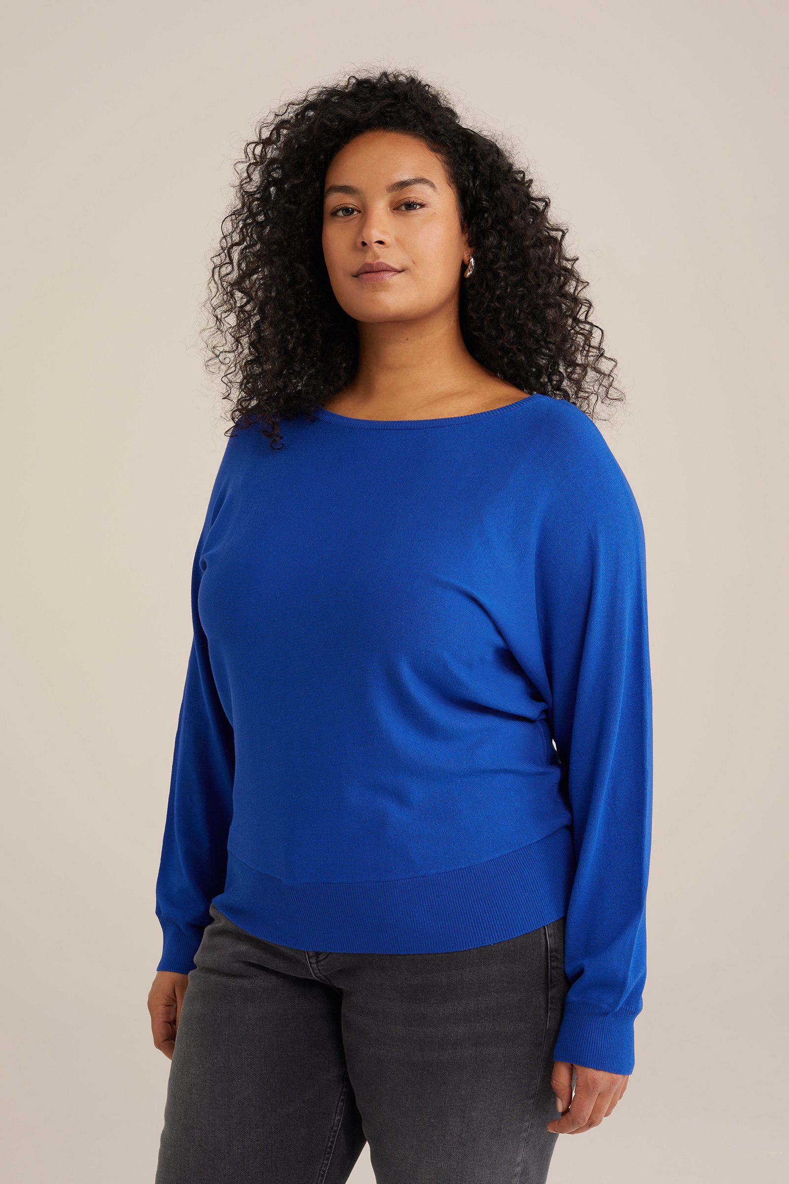 trui - Curve WE Fashion Kobaltblauw