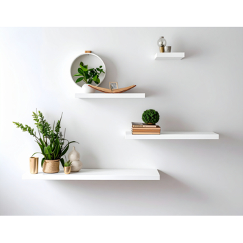 Duraline wandplank XL4 wit 60x23,5 cm 38 mm