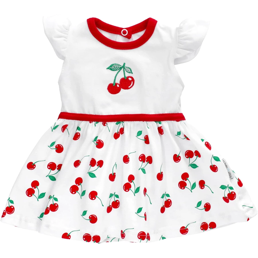 Baby Sweets 3tlg Set Kleid + Shorts + Mütze Lieblingsstücke Kleider rot weiß