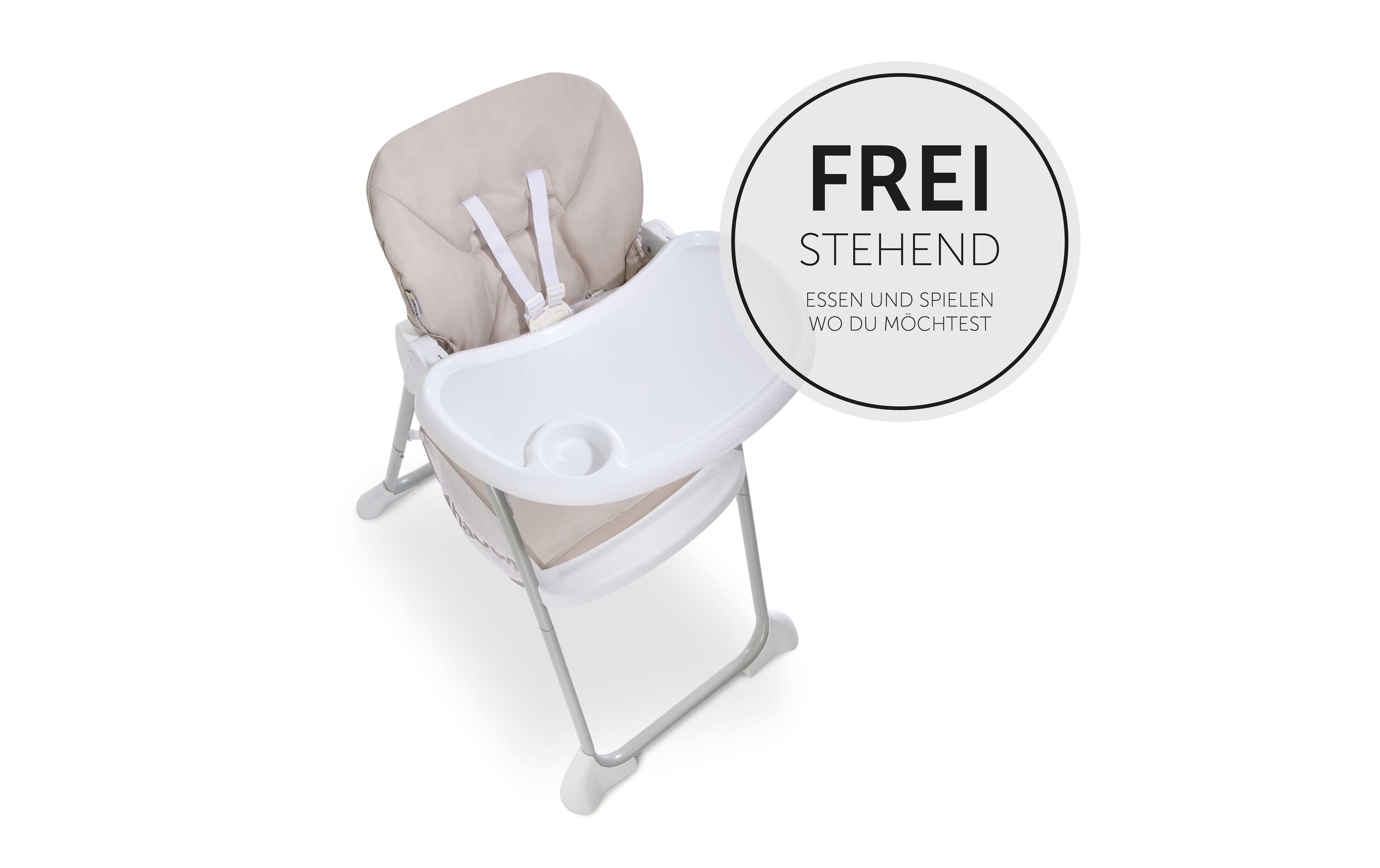 Hochstuhl Sit N Fold BeigeKompakter und faltbarer Kinderhochstuhl