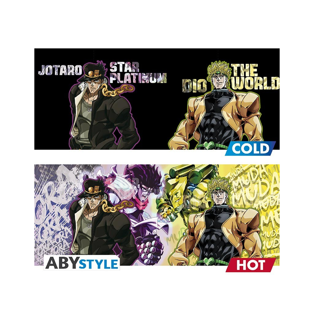 Jojo's Bizarre Adventure - Mug Heat Change Jotaro vs Dio