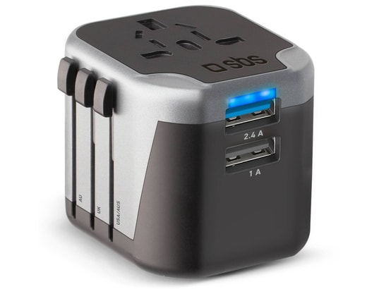 SBS - Adaptateur de voyage universel 12 W