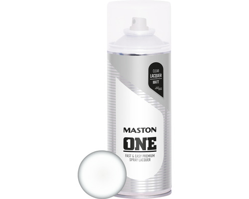 Maston ONE heldere matte kleurloze spuitverf, 400 ml