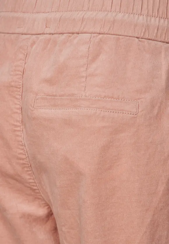 Loose Fit Cordhose - dull legend rose