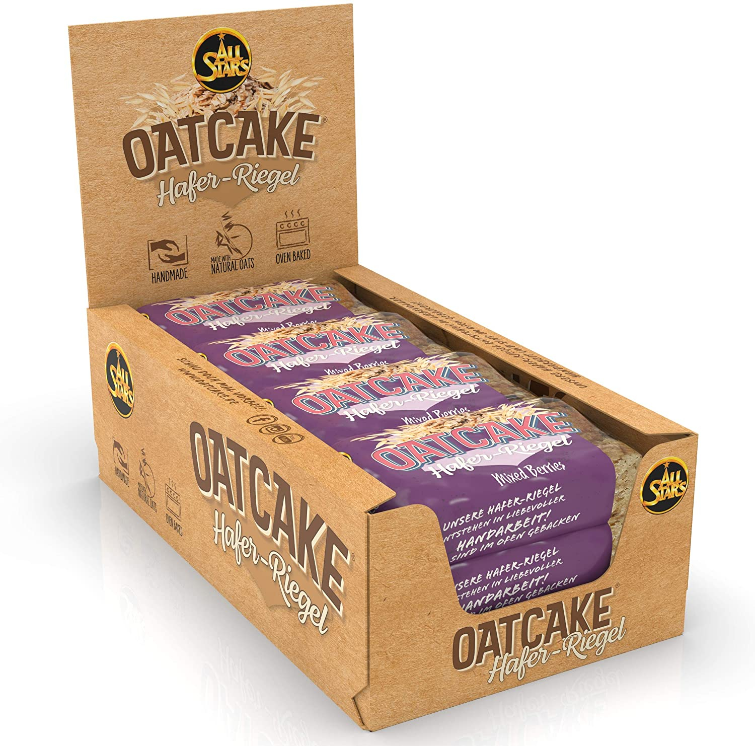 Oatcake - 12x80g - Mixed Berries