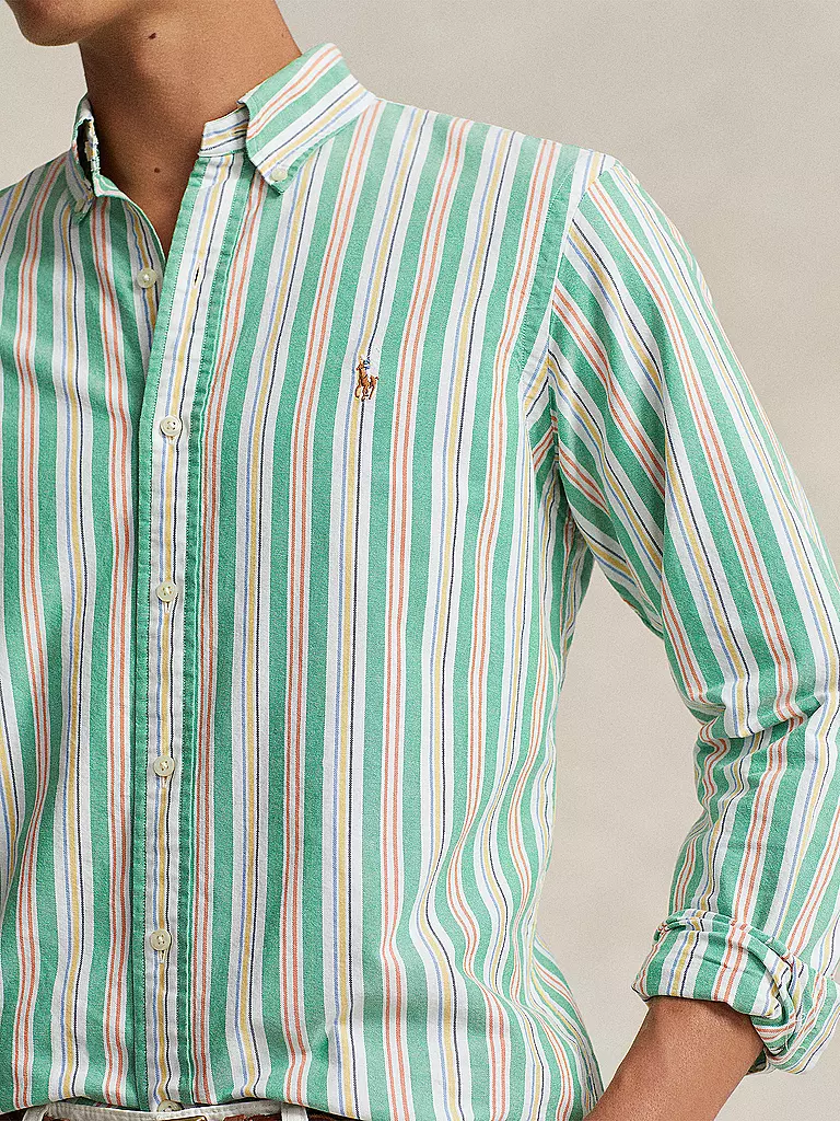 POLO RALPH LAUREN Hemd Custom Fit  grün