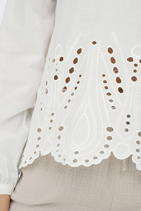 Jacqueline de Yong witte dames blouse