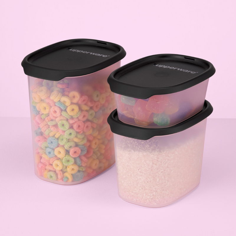 One Touch Fresh® 1,1 l Stapelbarer Vorratsbehälter für Zucker, Gries, Kakao und vieles mehr