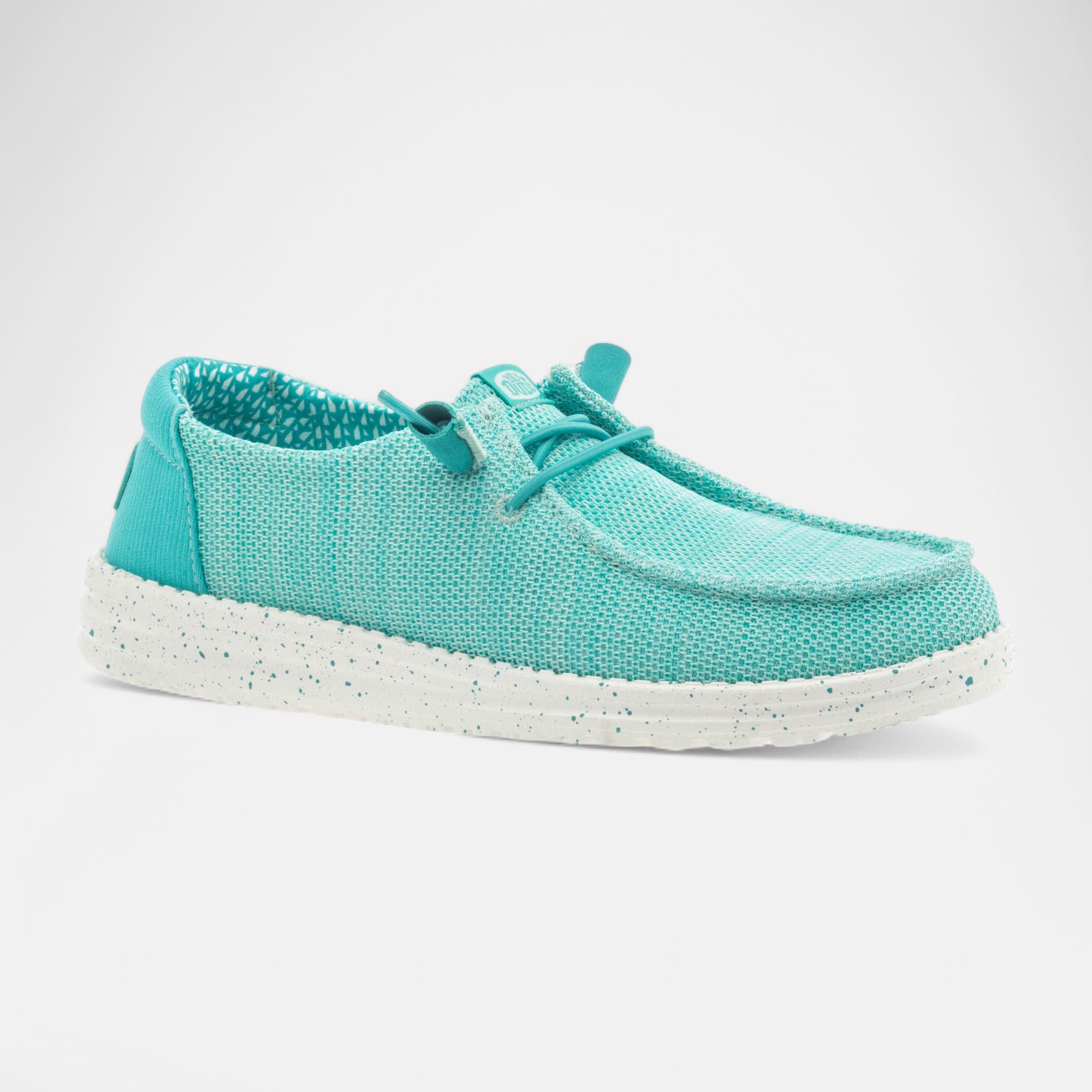 Baskets en toile Femme turquoise