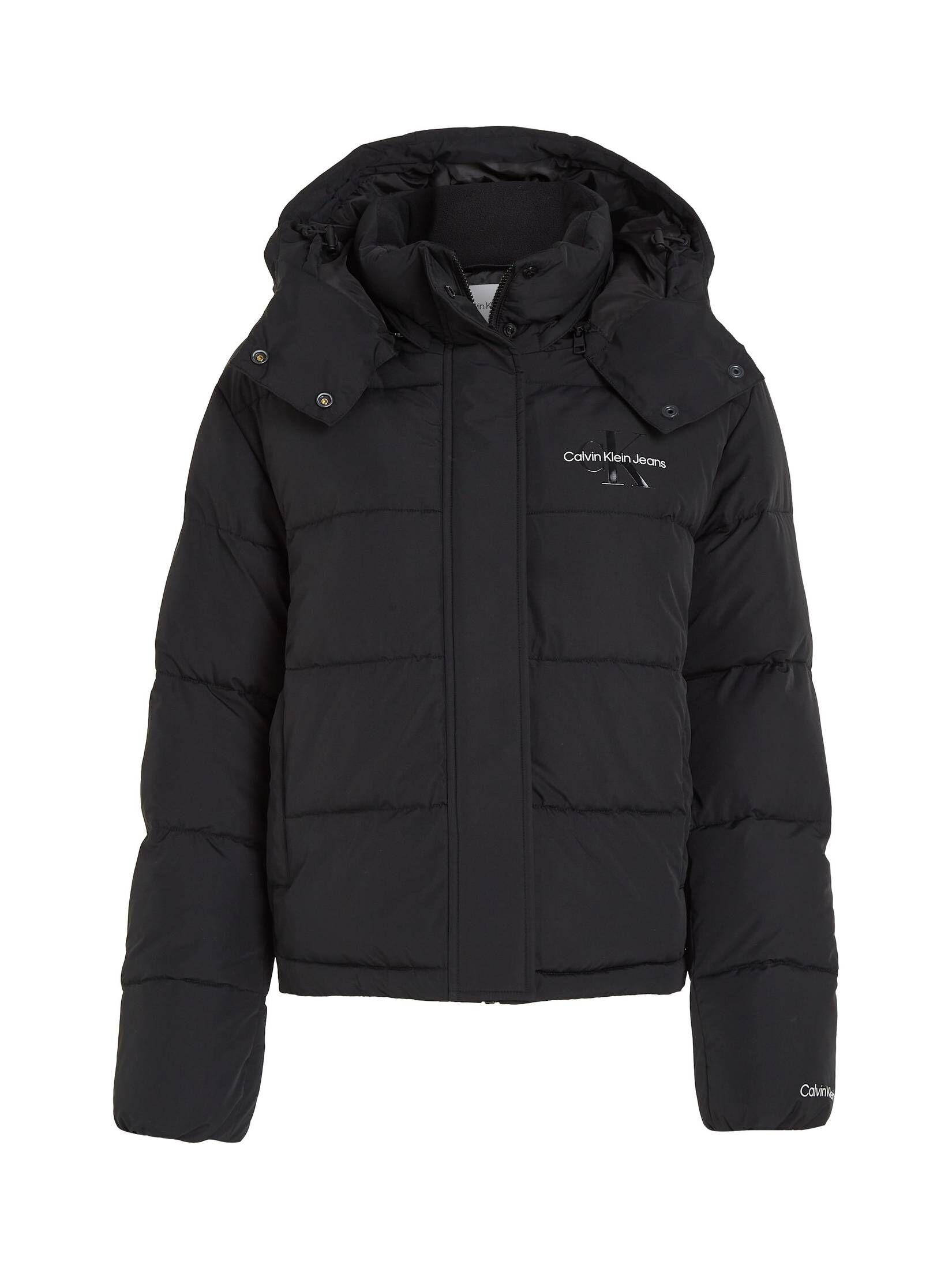 CALVIN KLEIN JEANS| Damen Steppjacke MONOLOGO NON DOWN SHORT PUFFER