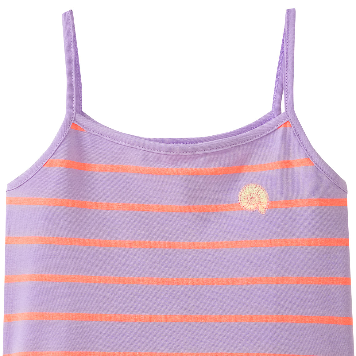 Topolino Mädchen Top mit Streifen helllila / orange