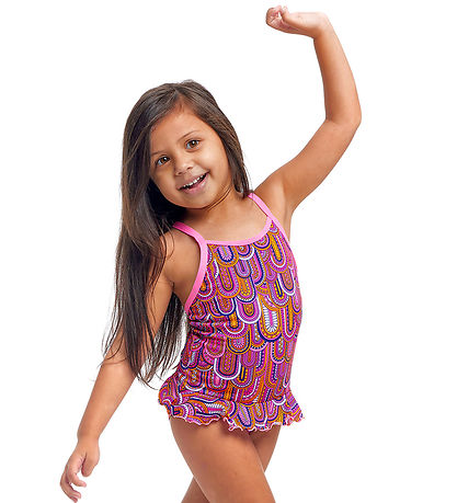 Funkita Badeanzug - Gürtel Frill - UV50+ - Lernen Flieger