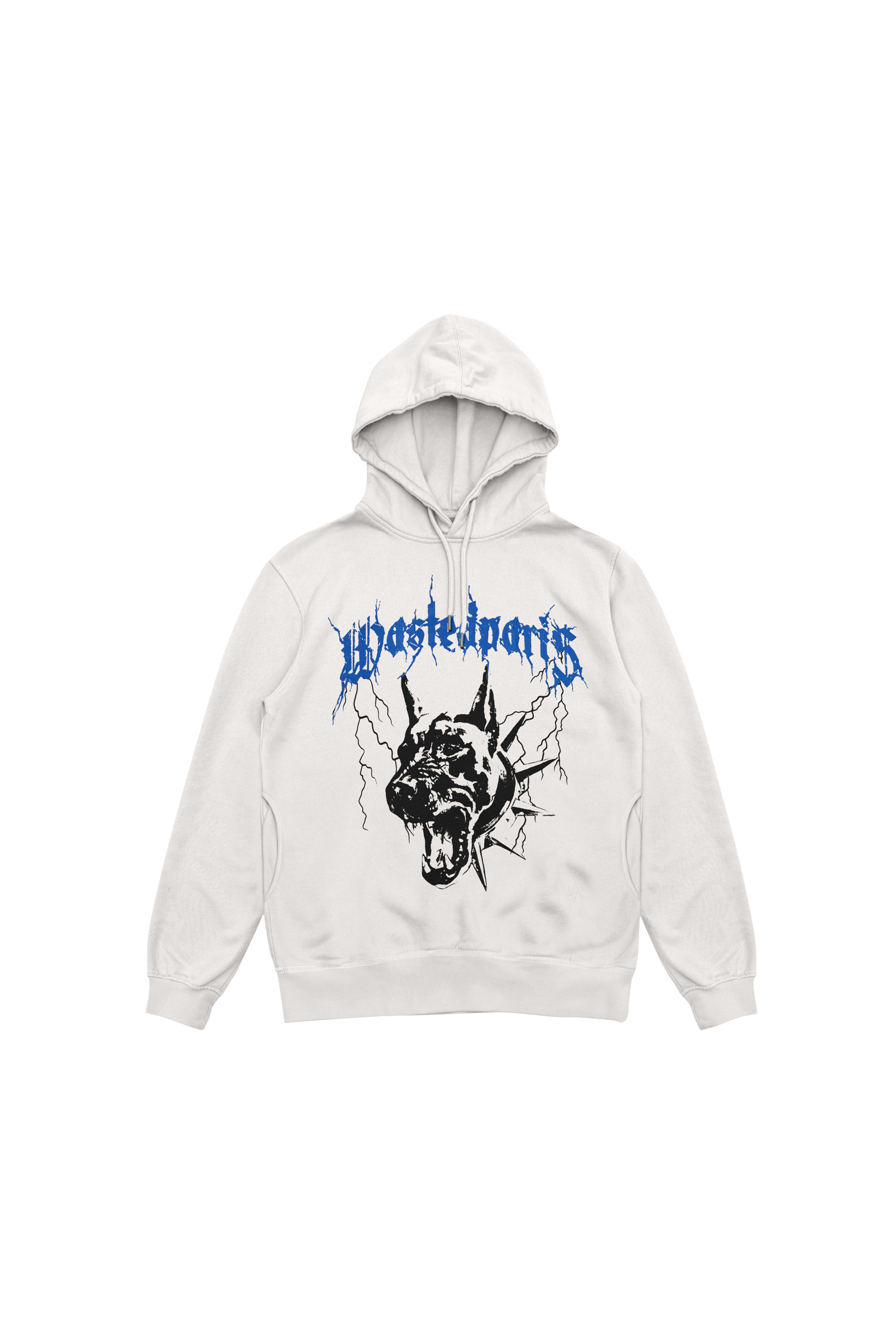WASTED Hoodie SPIKE Blanc