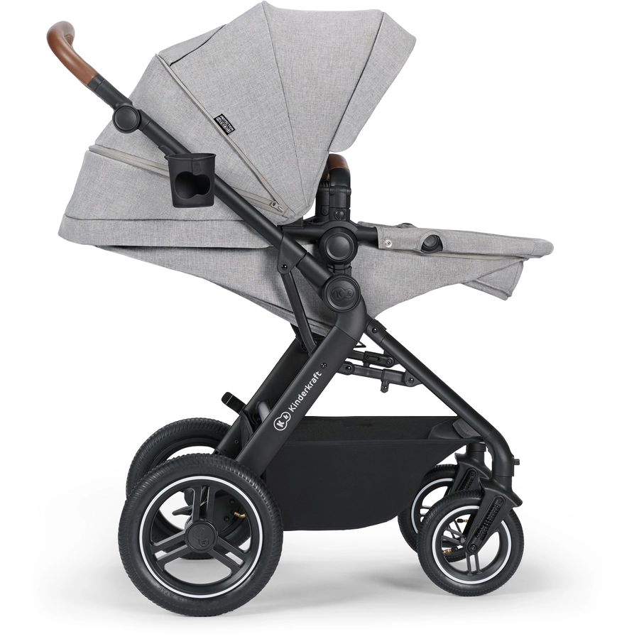 Kinderkraft Kinderwagen B Tour 3 in 1 Mink Pro Light Grey