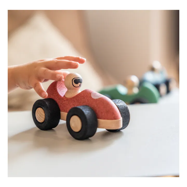 Korko Voiture de course en liège | Rouge