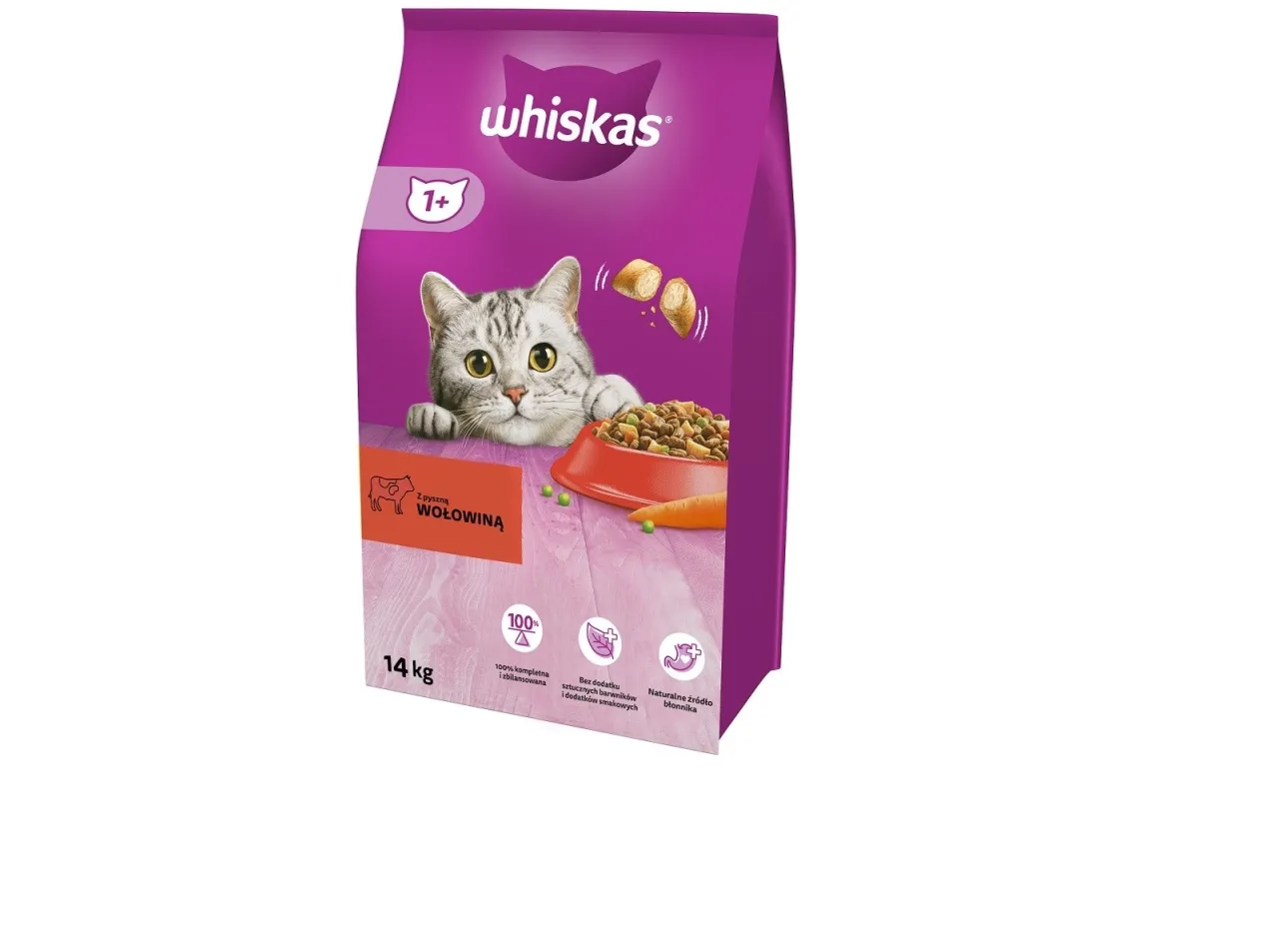 Whiskas tørfoder til katte Voksne Oksekød 14 kg