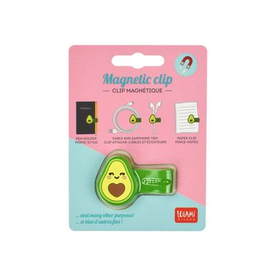 Legami - Clip magnétique pour casque, câbles - motif avocat