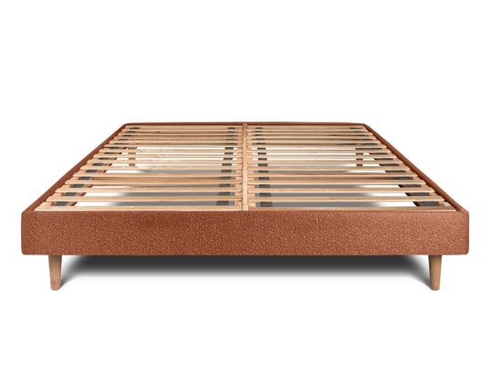 SOMMEIL DE PLOMB - Sommier 160 x 200 Sommier kit bouclette terracotta 160x200 h29cm