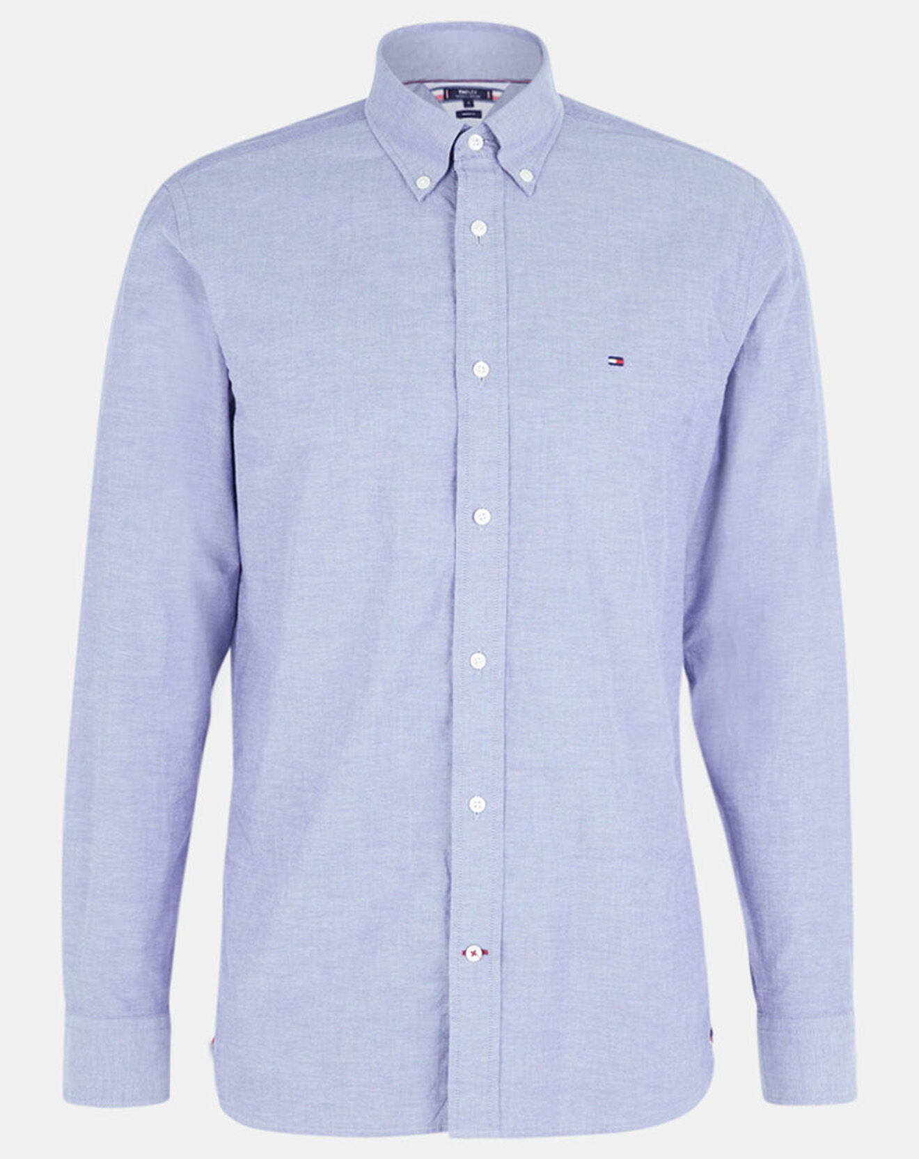 Tommy Hilfiger Chemise droite Refined Oxford Flex bleue