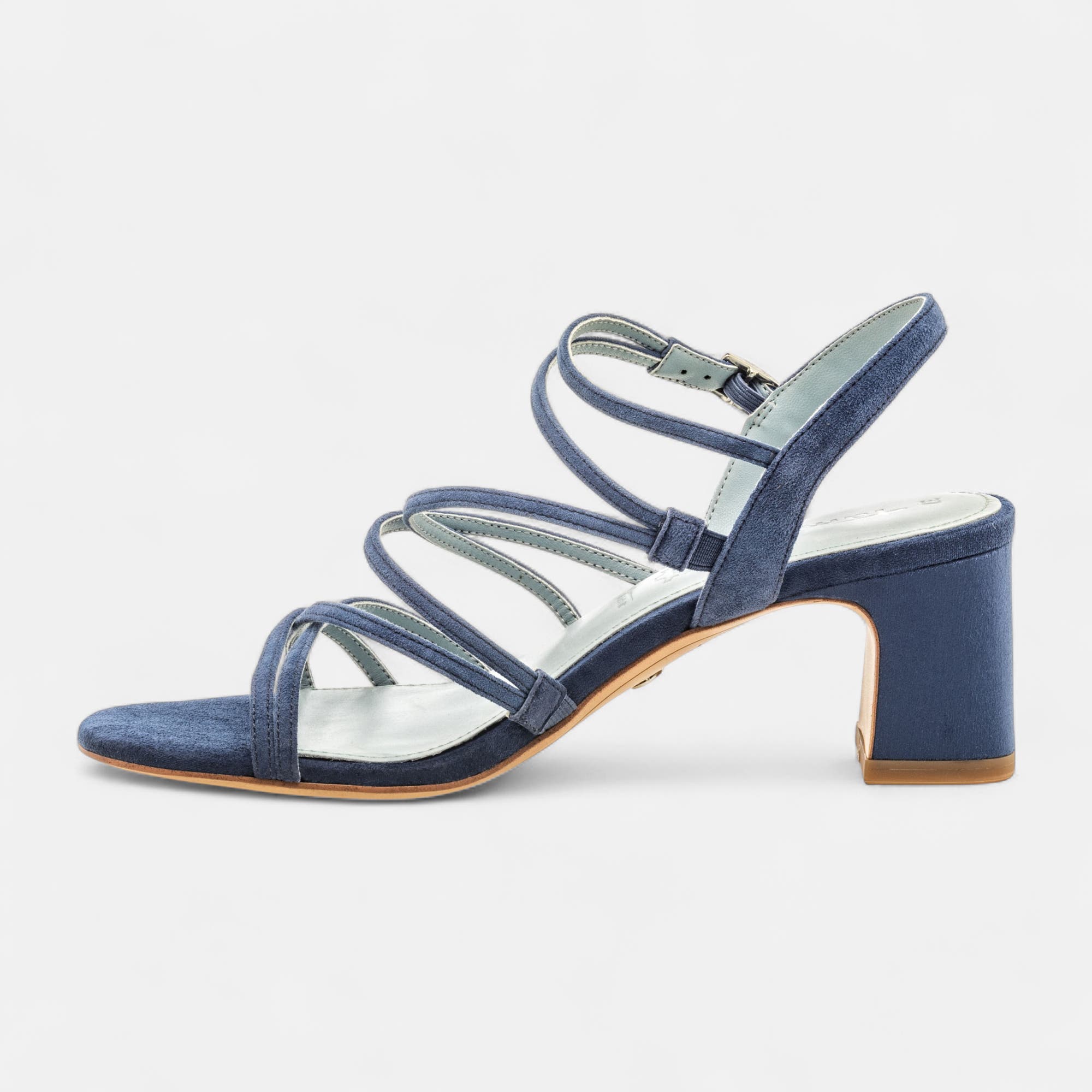 Nu-pieds à talon Femme bleu